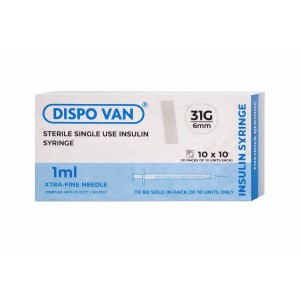 DISPO VAN -1ml-Hypodermic-syringe DISPO VAN -1ml-Hypodermic-syringe