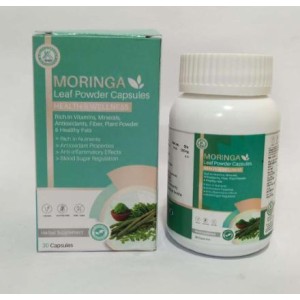 Moringa Leaf Powder Capsules