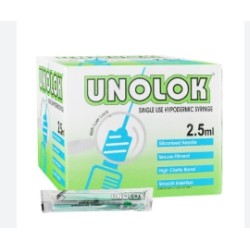 UNOLOCK-2.5ML-27x11/2  NEEDLE